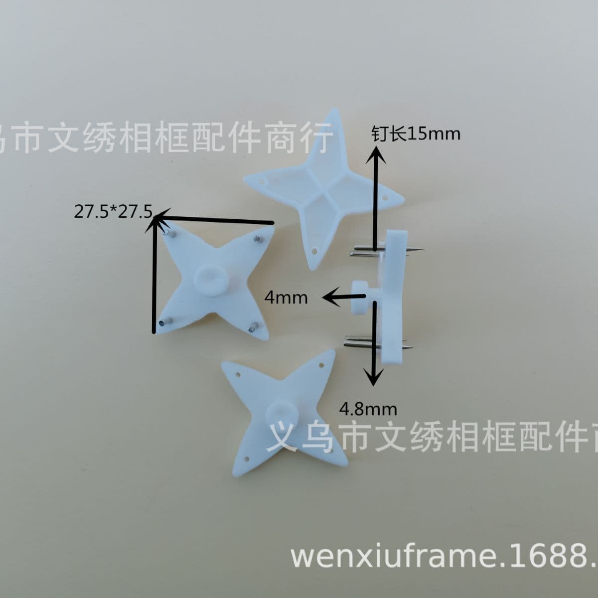 Warling Nail Photo Frame Creative Arrangement Photo Wall Hanging Invisible Nail Hook 4 Corner of Nail Wholesale 2