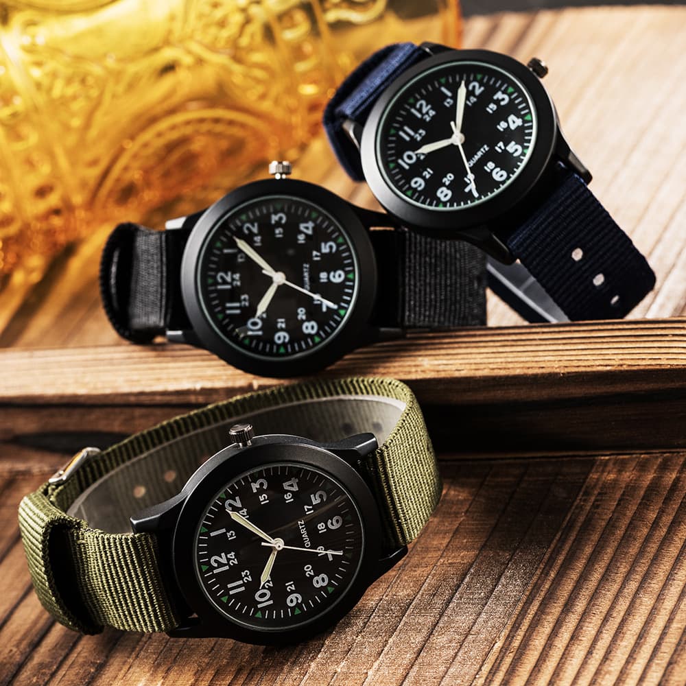 Factory wholesale chaoyada brand student series nylon belt fashion personality sports quartz watch 4