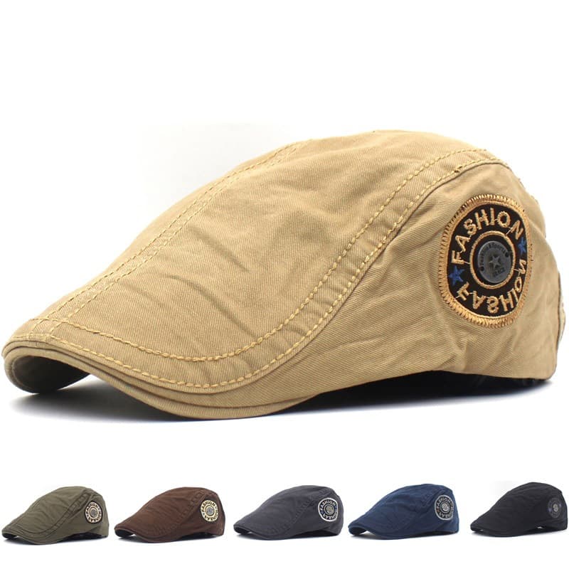 Cap, hat with letters, beret for leisure 1