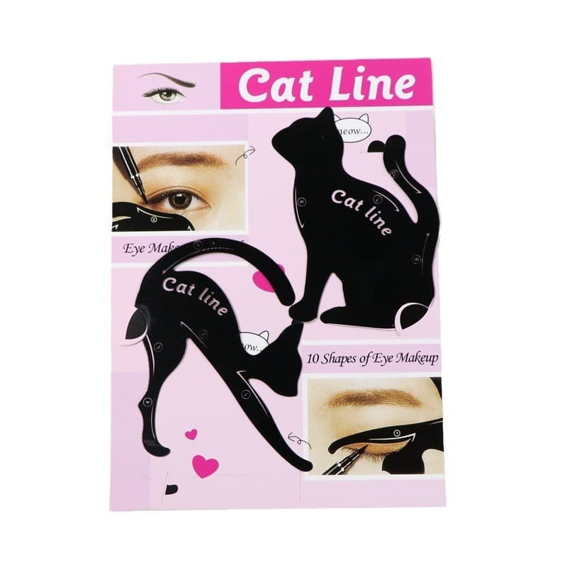 Universal template for eye makeup, eye shadow, eye pencil, new collection, cat's eye 5
