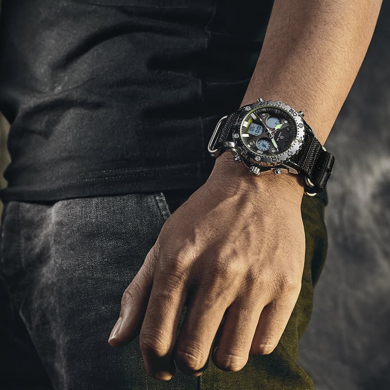 (Cross-border trading), quartz watches, universal digital watch, with LED display 3
