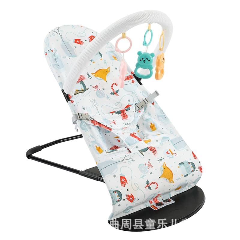 Children's baby rocker, cradle for new born, highchair, crib, teaches balance 5