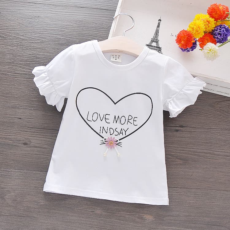 (Wholesale), cotton summer children's T-shirt, with short sleeve, children's clothing 2
