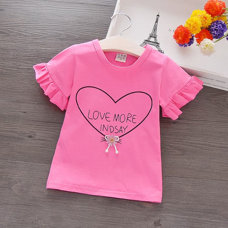 (Wholesale), cotton summer children's T-shirt, with short sleeve, children's clothing 4