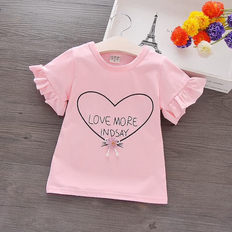 (Wholesale), cotton summer children's T-shirt, with short sleeve, children's clothing 1