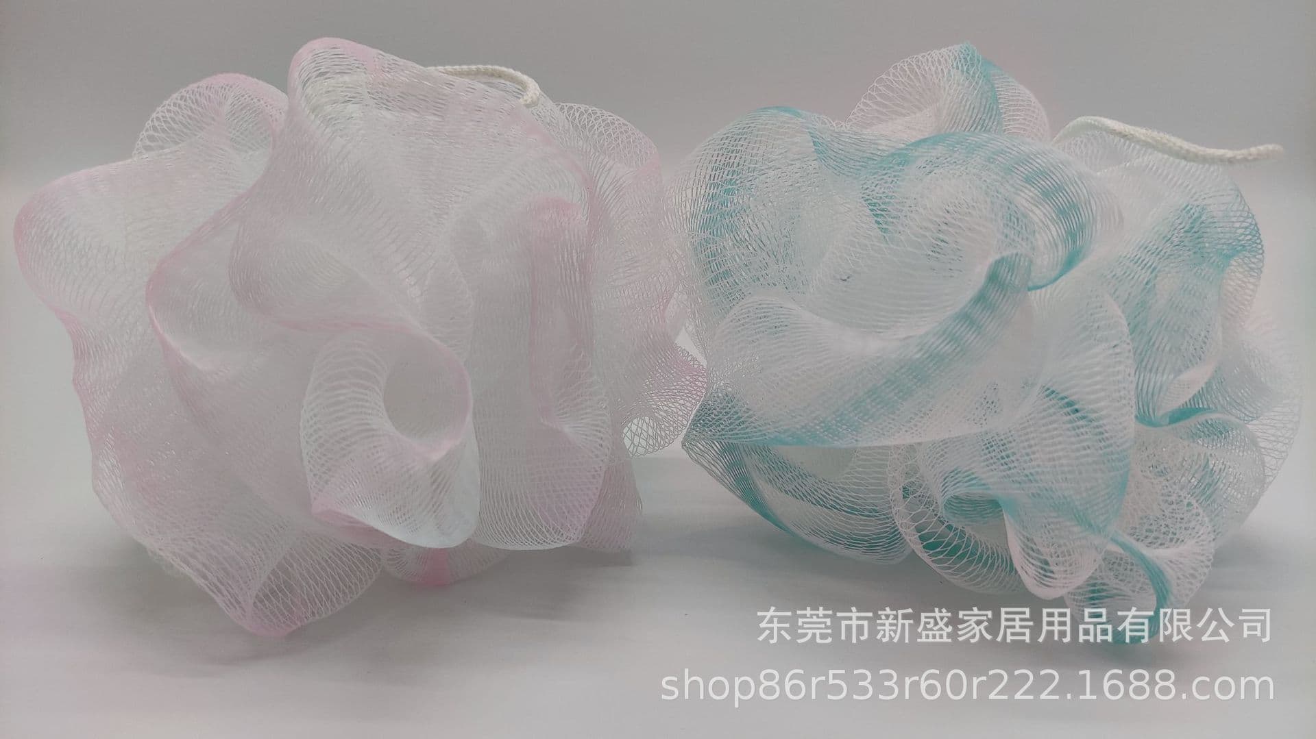Factory hot -selling monochrome and mixed color bath flower PE bath ball shower supplies (color specifications can be fixed) 2