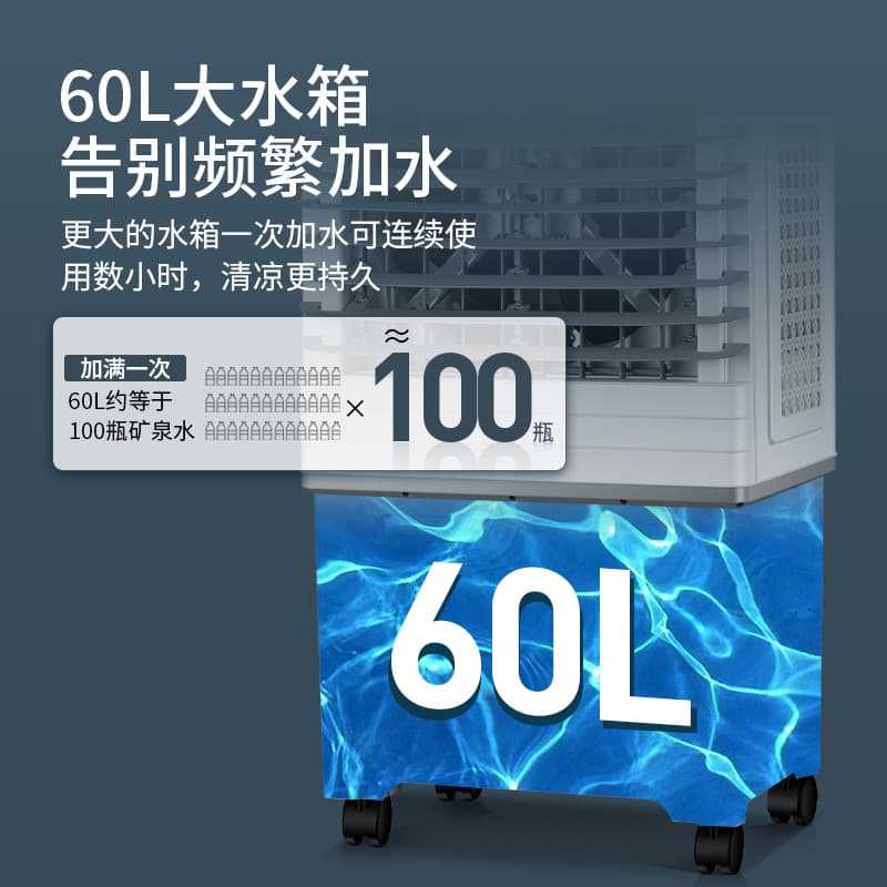 Camel air -conditioning fan cold fan household cold water -cooled industrial refrigeration fan mobile merchant use cold fan used 3