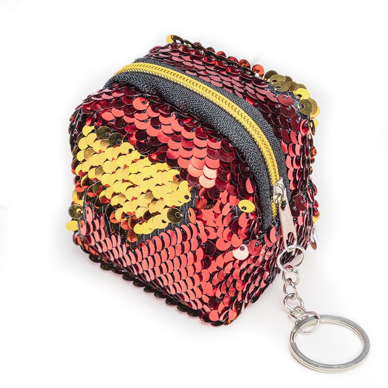 Children's two-color coins, three dimensional wallet, small shoulder bag, storage system 5