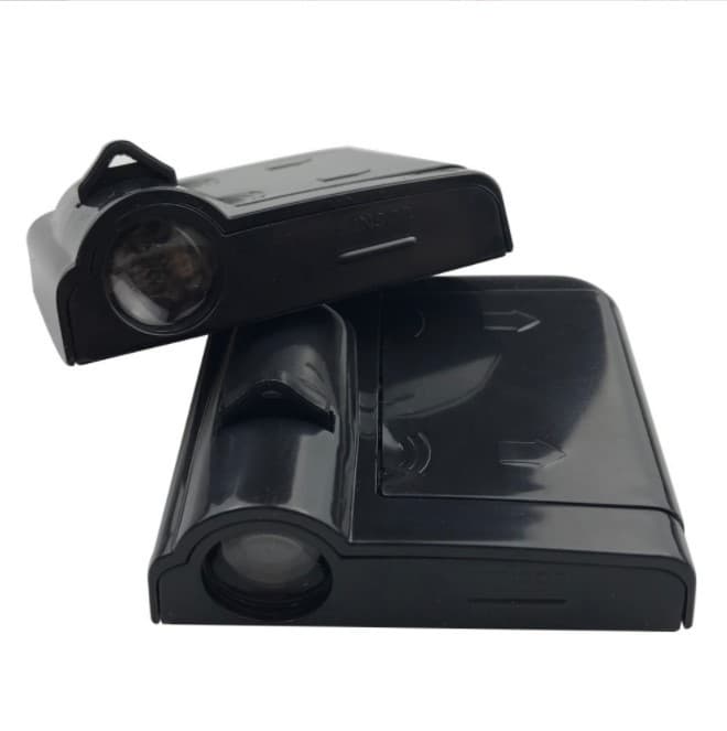 Car LED door sticker welcome lamp projection lamp door lamp laser lanterns universal modified wiring free wiring welcome lamp 5