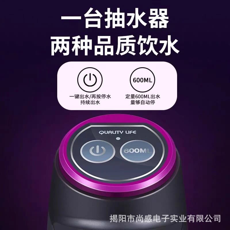 Electric water pumping device barrel water automatic water pressure pellet hydraulic water charging water heater household dispenser manufacturer wholesale 3