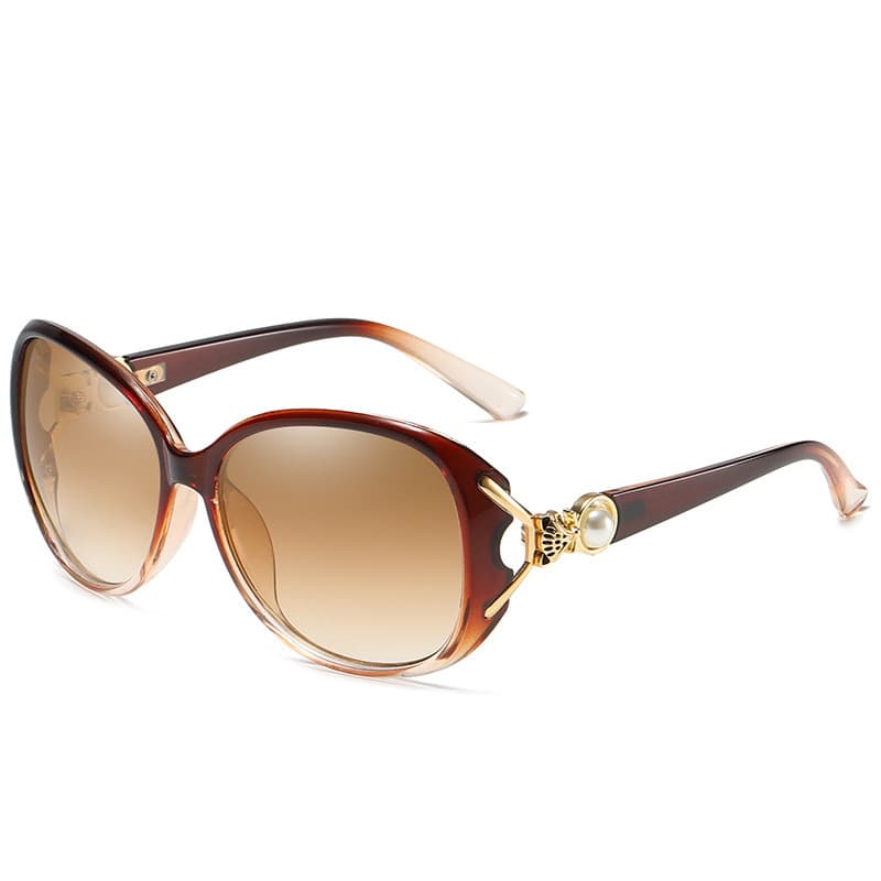 Fashionable trend sunglasses pearl, glasses solar-powered, city style 2