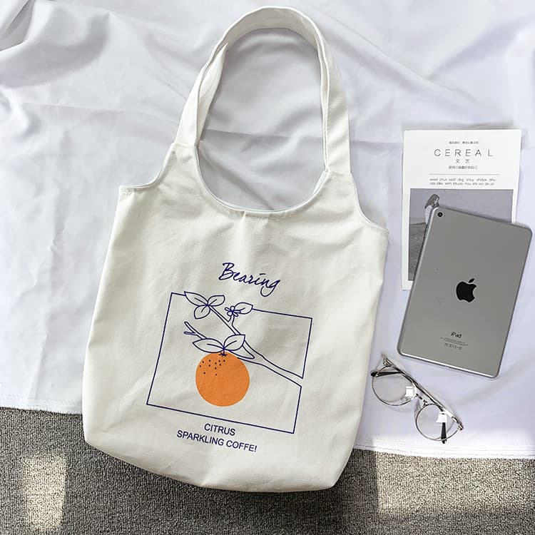 Japanese brand one-shoulder bag, handheld cloth bag, South Korea, for students 3