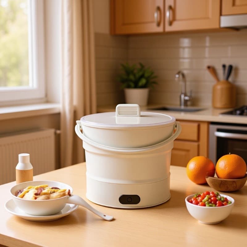 Silicone handheld teapot for traveling, 110v, 220v 2