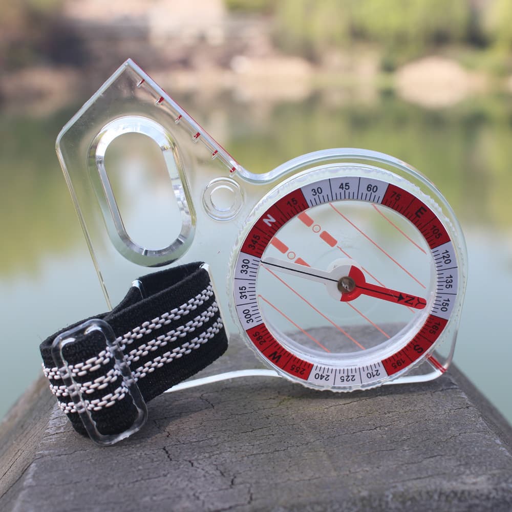 Direct -oriented off -road drawing left -handed thumb -type pointer compass high magnetic stability strong 1