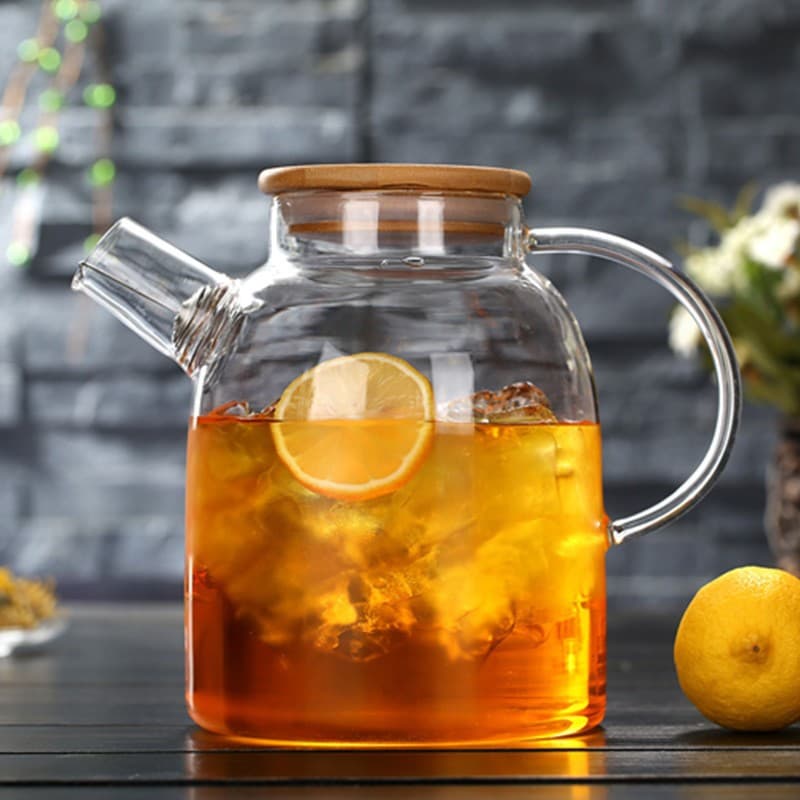 (Cross-border trading), glass capacious teapot, increased thickness 3