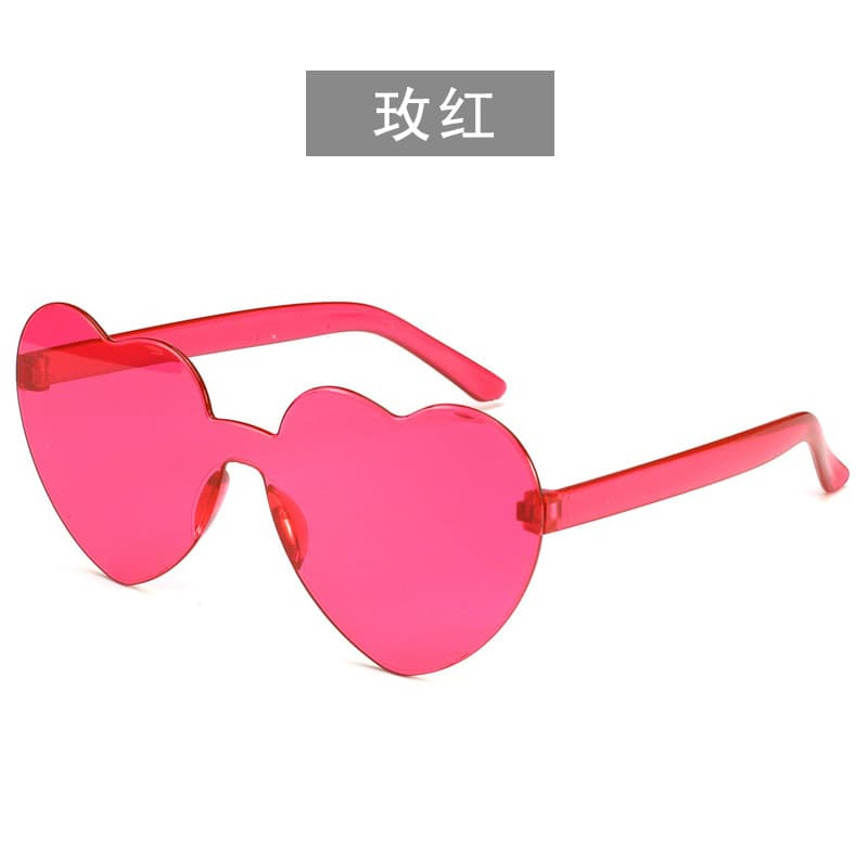 Sunglasses heart shaped, glasses, European style 2