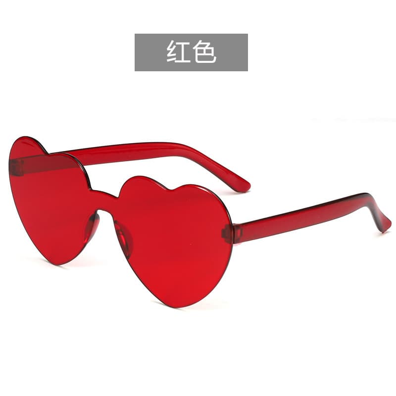 Sunglasses heart shaped, glasses, European style 1