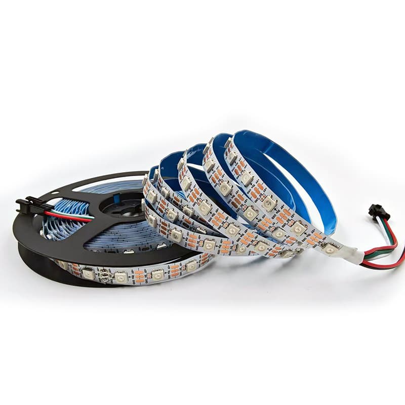 WS2812 magic light strip 5V5050 built-in IC60 light gaming case atmosphere low voltage flexible light strip 5