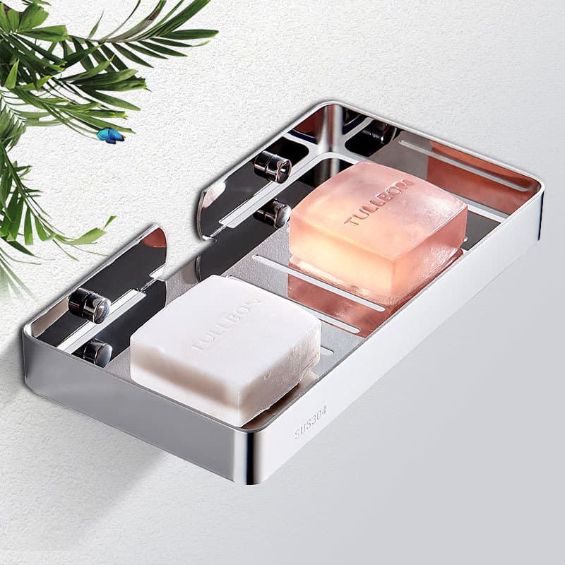 Black soap holder stainless steel 1