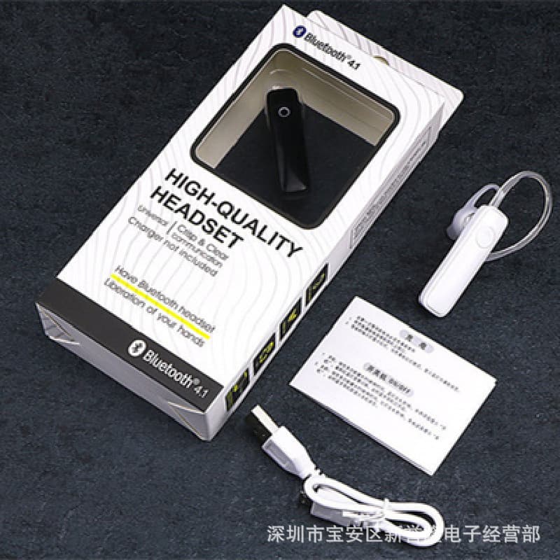 M165 mini Bluetooth headset sports wireless in -ear mobile phone business car low -cost gift single quotation explosion model 4
