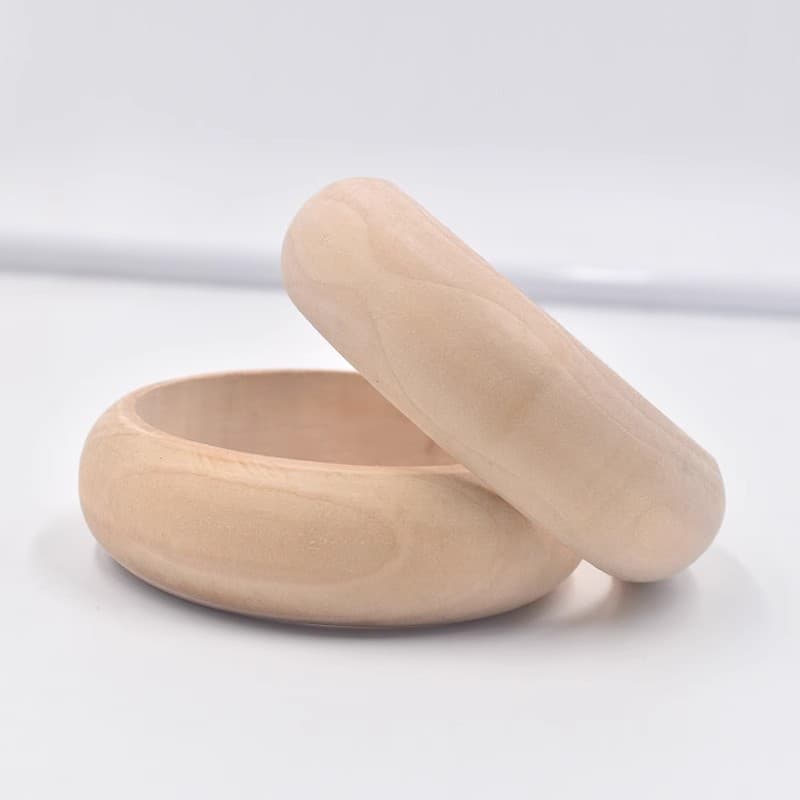 Wooden square retro bracelet, fresh accessory 2