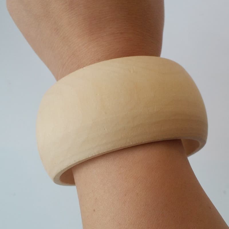 Wooden square retro bracelet, fresh accessory 3