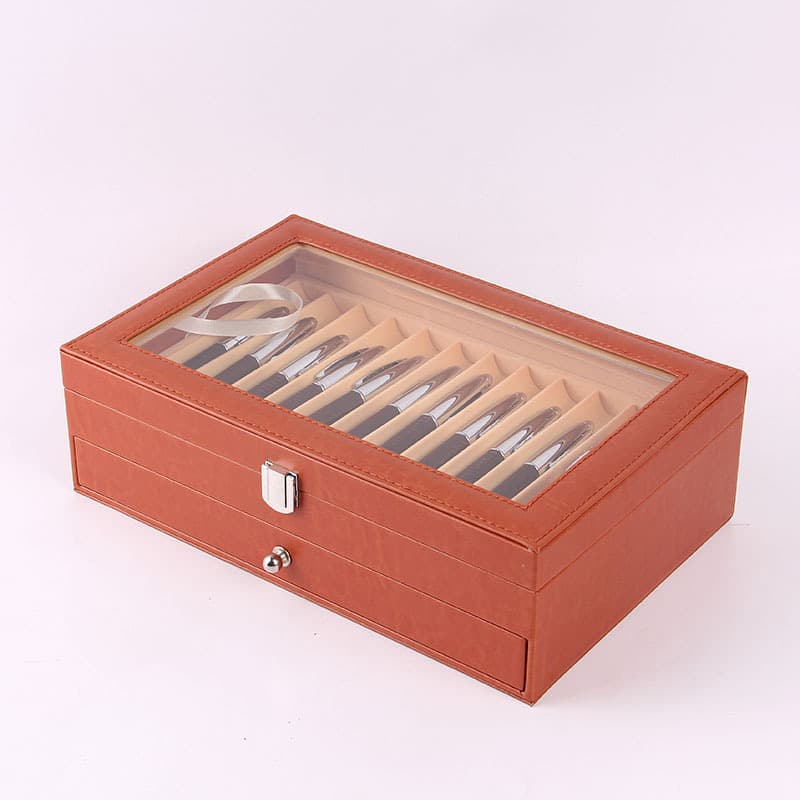 (Wholesale), pen, pencil case, stand, polyurethane storage box, (Physicals), 24 pieces 4