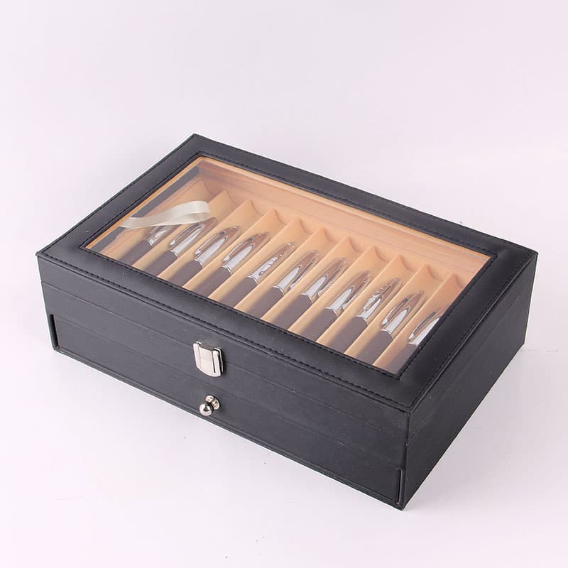 (Wholesale), pen, pencil case, stand, polyurethane storage box, (Physicals), 24 pieces 5