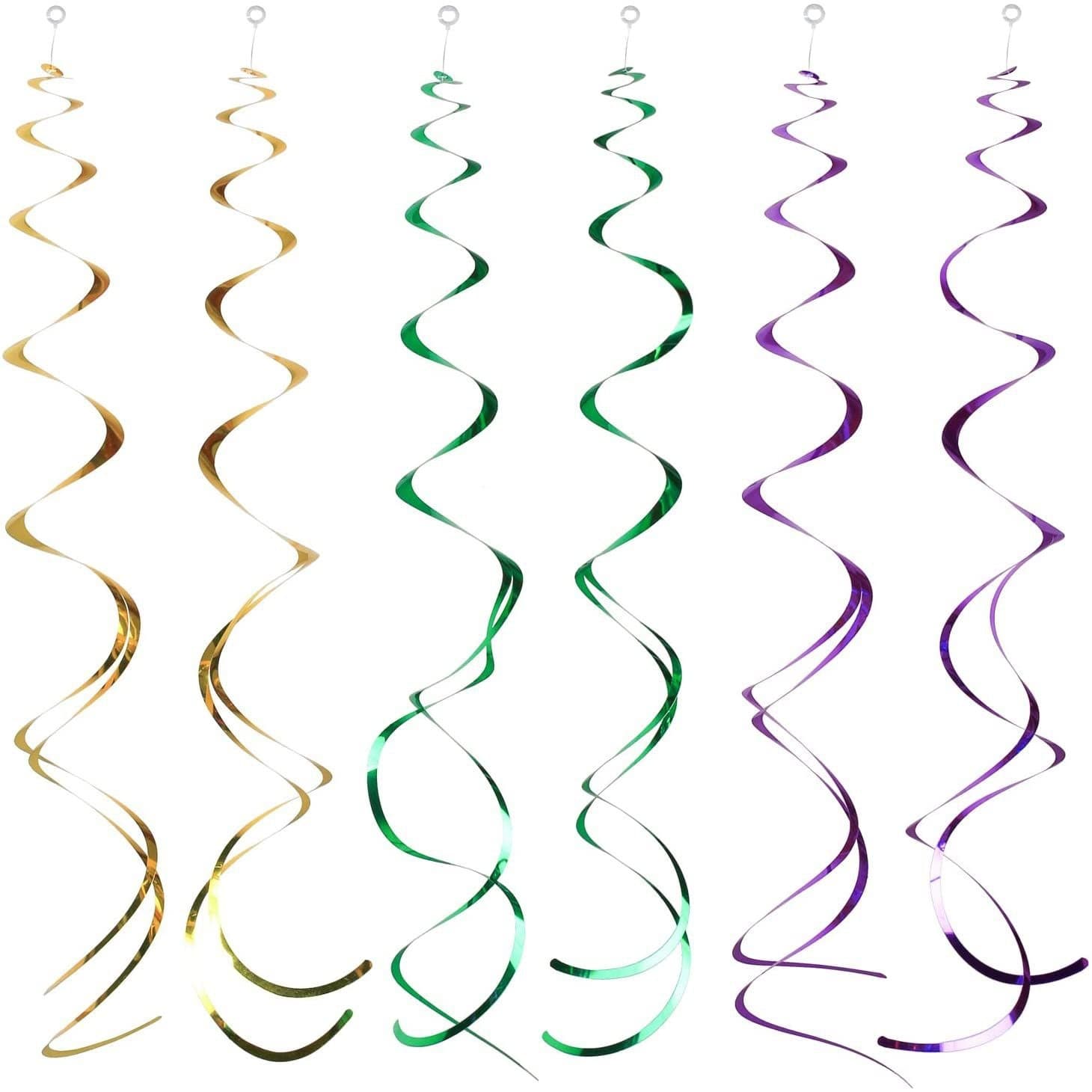 Spiral pendant pvc double helix pendant swirl pendant ribbon pull flower festival birthday party decoration arrangement 5