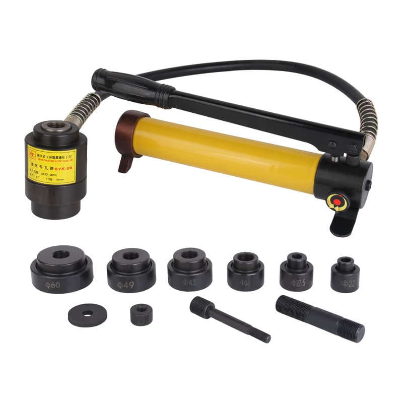Promotion SYK-8B stainless steel metal hydraulic openings 8A pull-hole thin iron plate manual opening device 15 punching machine 5
