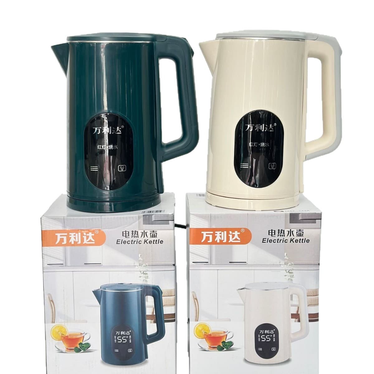 2.3L double-layer anti-scalding electric kettle stainless steel appliance automatic kettle home sales electric kettle 5