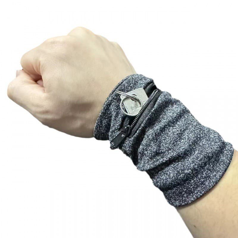 Sports wristband for men and women, basketball wrist bag, protective gear, summer breathable ultra thin wallet 4