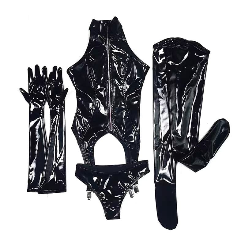 Polyurethane swimwear, underwear, leggings, cloth, (Physicals), mirror effect, tight 2