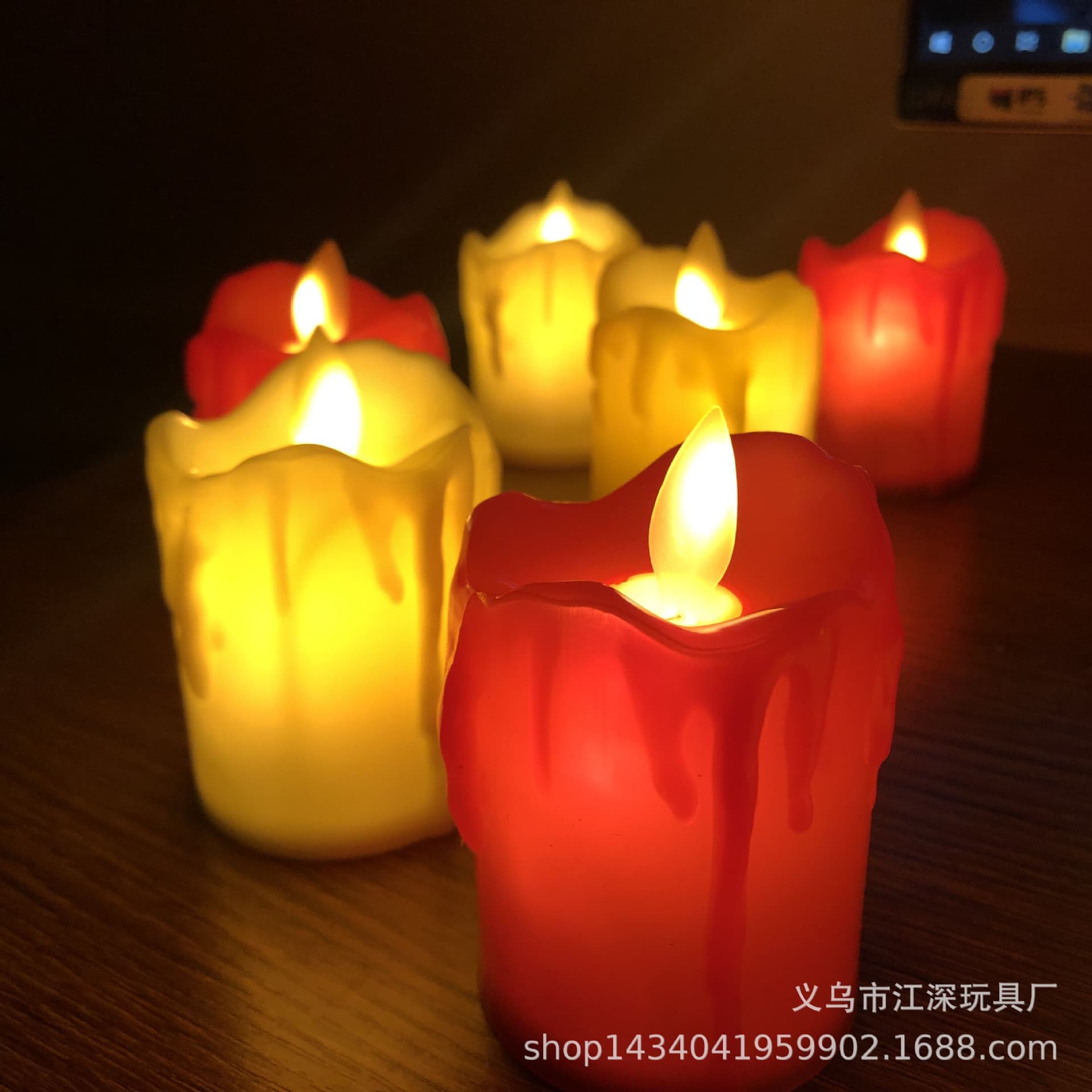 Simulation Swing LED candlelight Christmas smokeless candlelight Birthday arrangement Proposal props and electronic candle wholesale 3