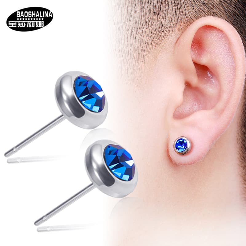 Baosalina Stainless Steel Clip-On Earrings