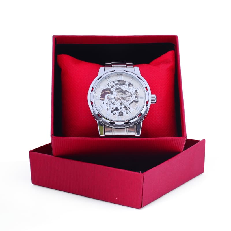 Mechanical mechanical watch, quartz fashionable steel belt, trend men's watch, fully automatic 3