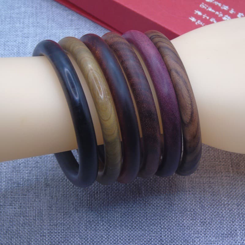 Bracelet ebony green sandalwood, retro accessory for men and women 2