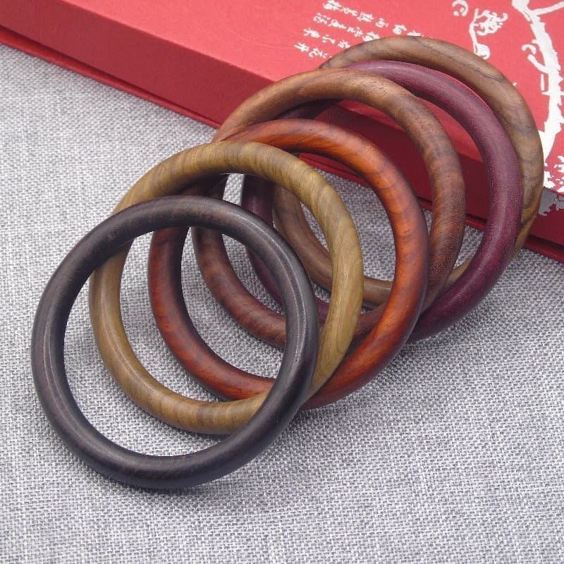Bracelet ebony green sandalwood, retro accessory for men and women 3