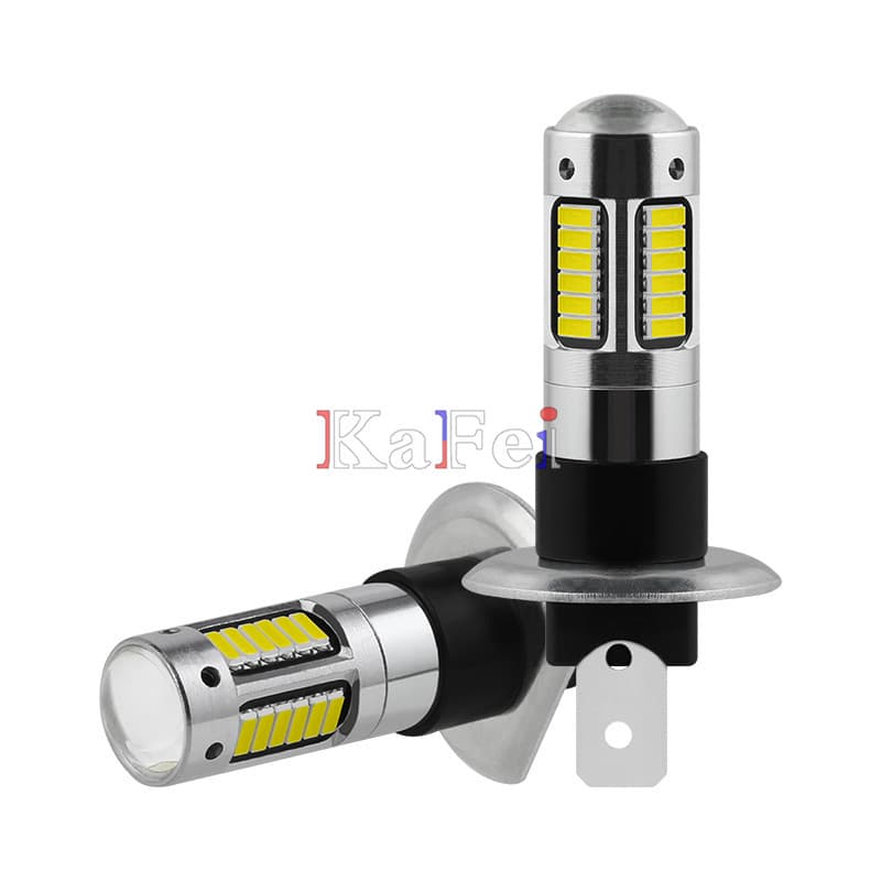 Car LED fog light H1 H3 4014 30SMD 30LED high -gloss decoding fog light car light car LED fog light 2