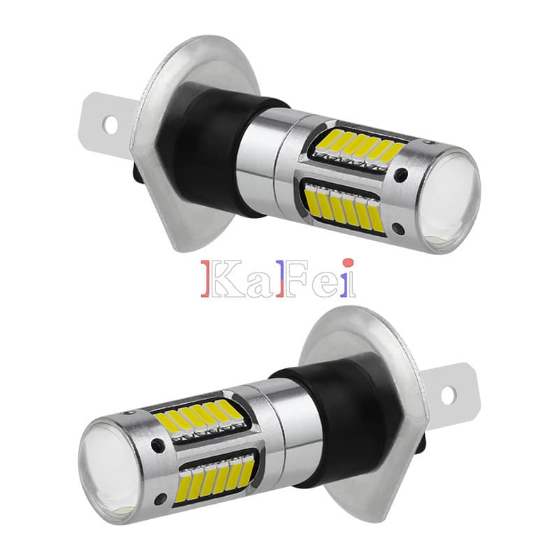 Car LED fog light H1 H3 4014 30SMD 30LED high -gloss decoding fog light car light car LED fog light 5