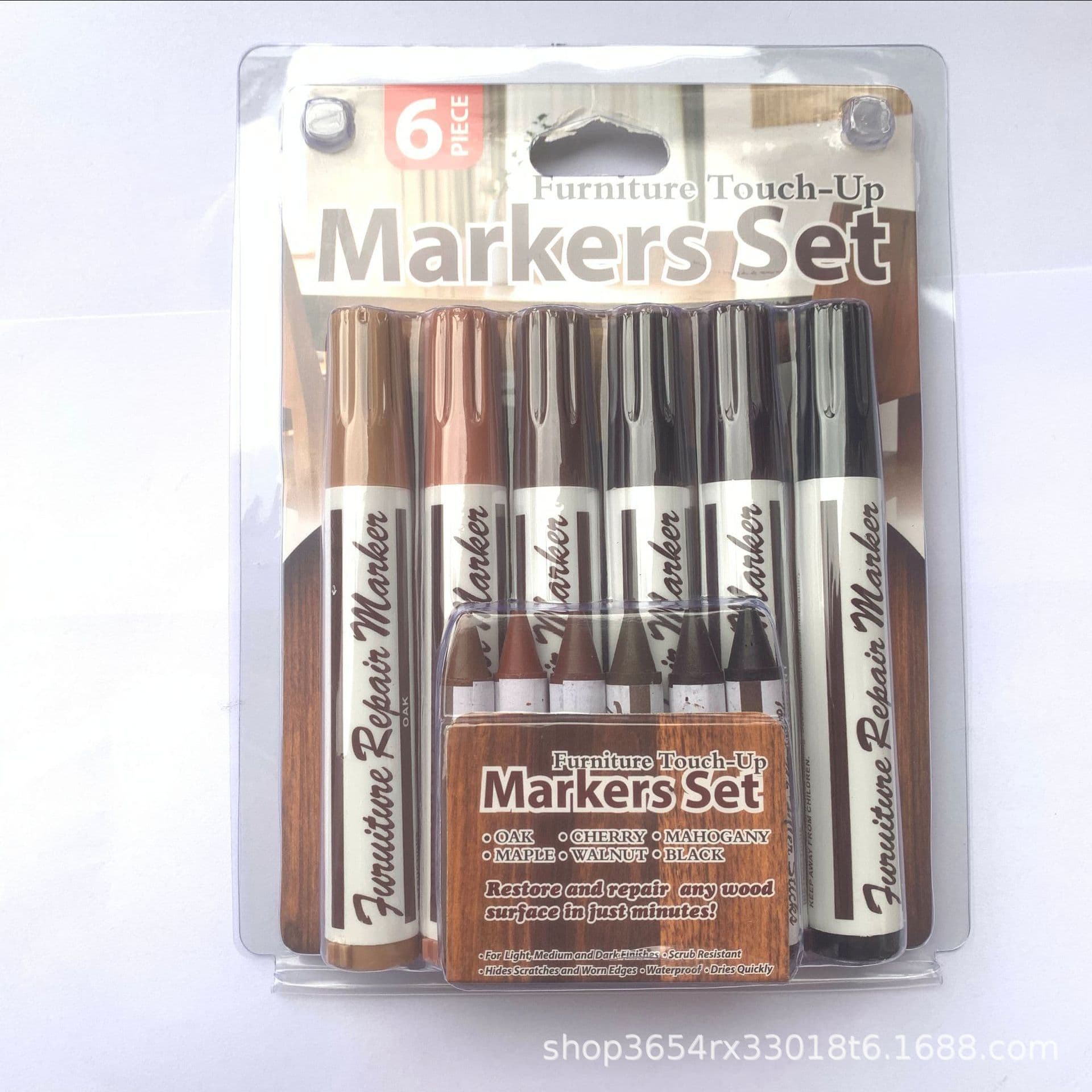 Furniture, wooden crayons 4