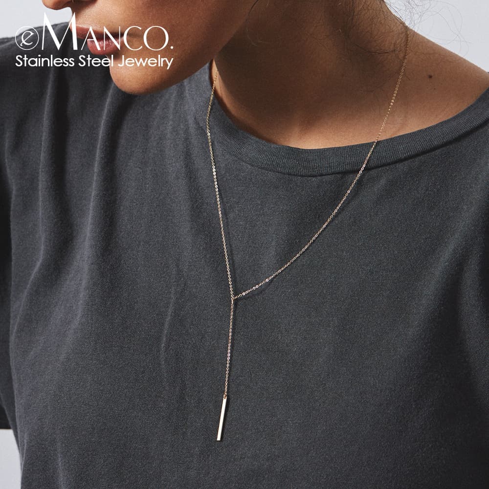 (Wholesale), necklace, fashionable accessory stainless steel, style 1