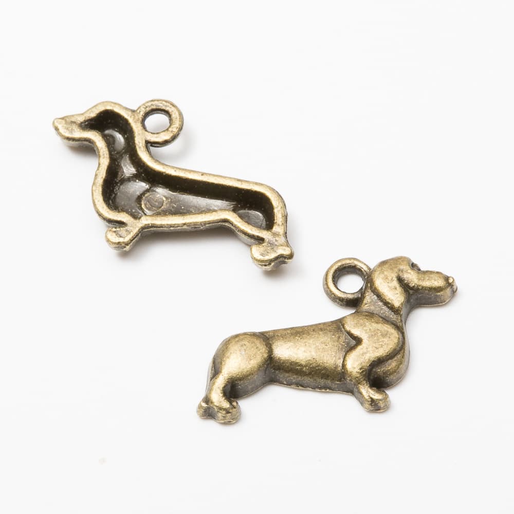DIY retro alloy jewelry accessories pendant dog dachshund dog pendant zakka wholesale 405 2