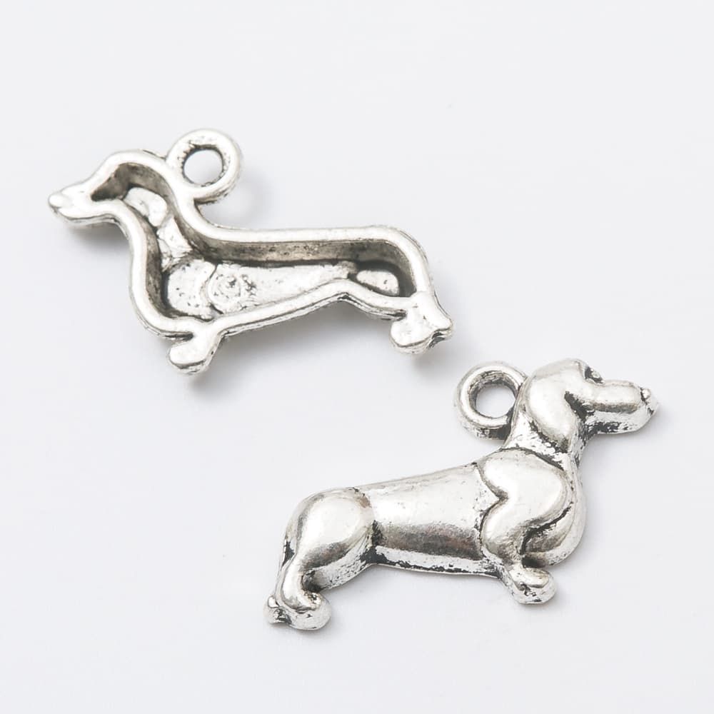 DIY retro alloy jewelry accessories pendant dog dachshund dog pendant zakka wholesale 405 3