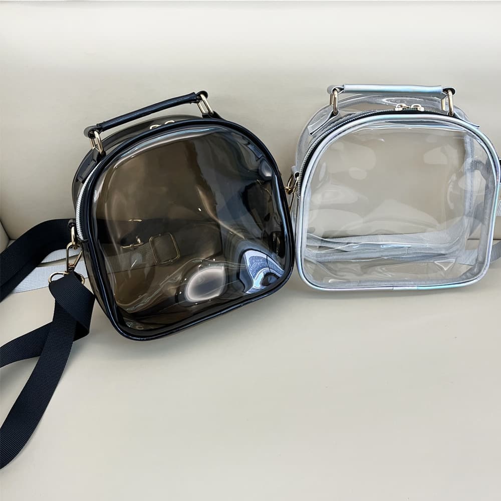 Tide, trend one-shoulder bag, small handheld small bag PVC 3