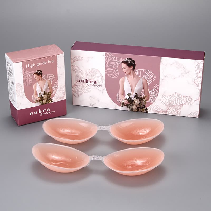 Silicone invisible bra for swimming, supporting glossy sexy nipple stickers, increased thickness, direct factory sales 2