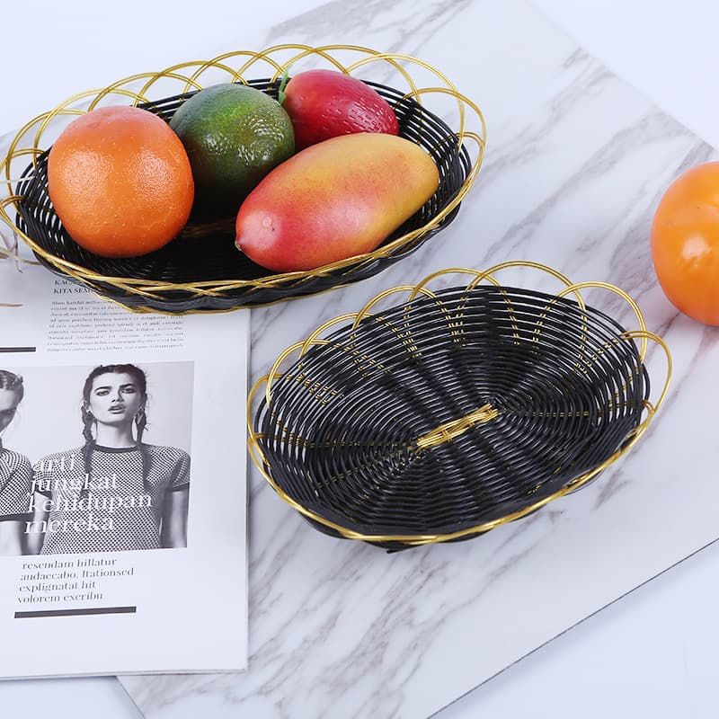 All Black Phnom Penh Snack Basket Spank Basket Hotpot Basket Snacks Snack Basket Snack PP ingredients 3