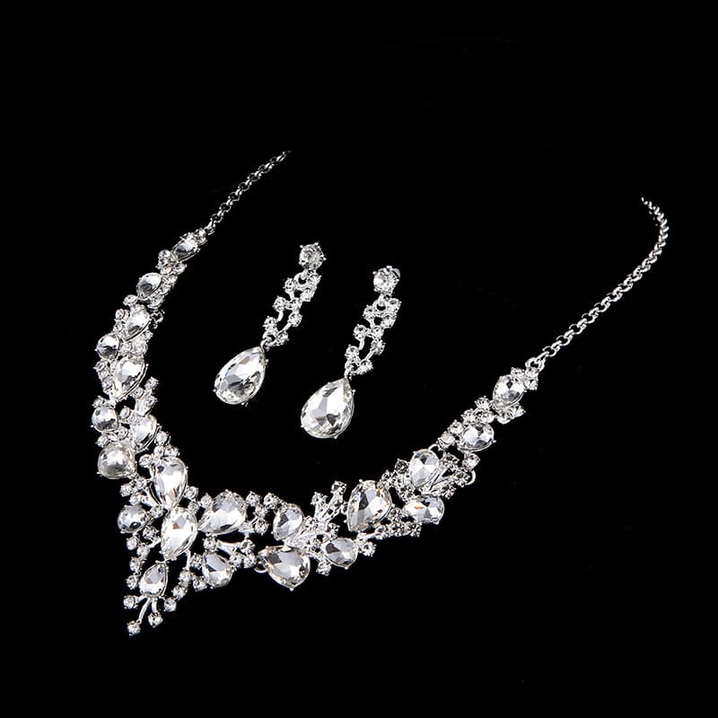 (Cross-border trading), accessory for bride, necklace and earrings, set, wedding dress 2