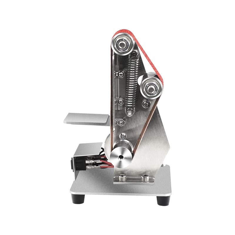 Micro small mini electric sofa belt machine DIY polishing machine Square grinding corner grinding knife open -edged vertical 2