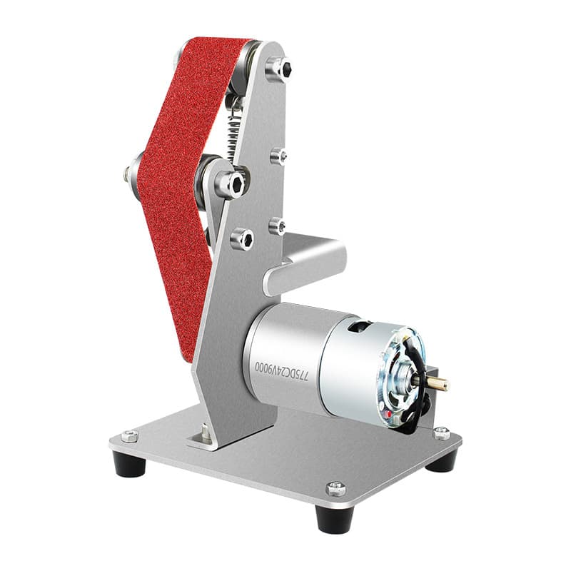 Micro small mini electric sofa belt machine DIY polishing machine Square grinding corner grinding knife open -edged vertical 3